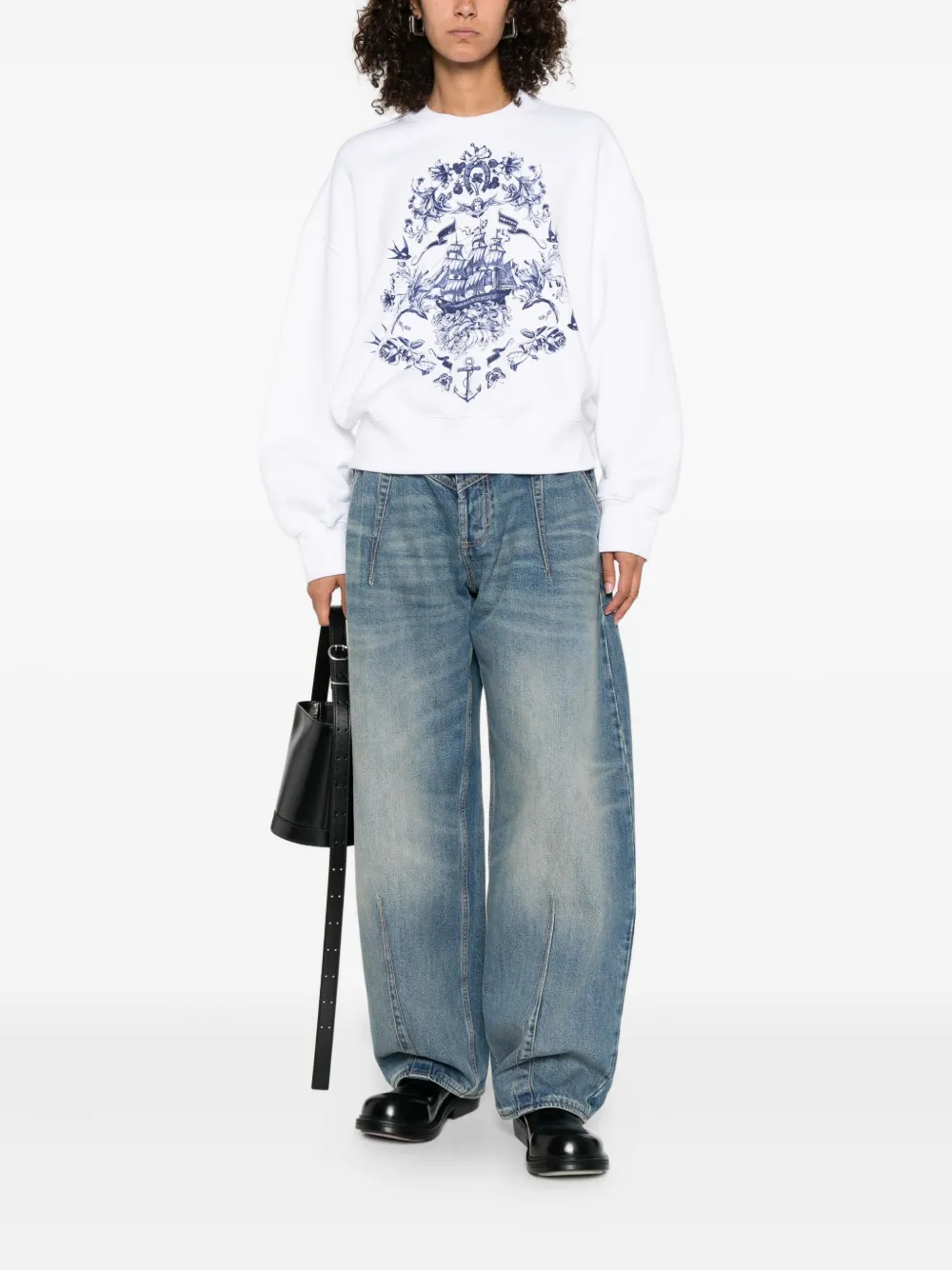 Alexander McQueen graphic-print sweatshirt | Sweaters | Image 2