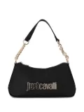 Just Cavalli logo-plaque chain-strap shoulder bag - Black