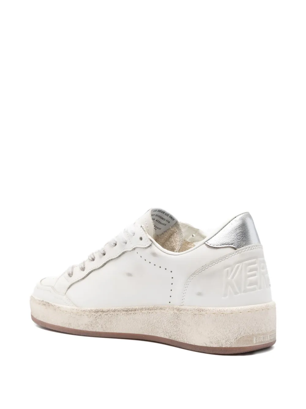 Golden Goose Ball Star 2 star-detail leather sneakers White