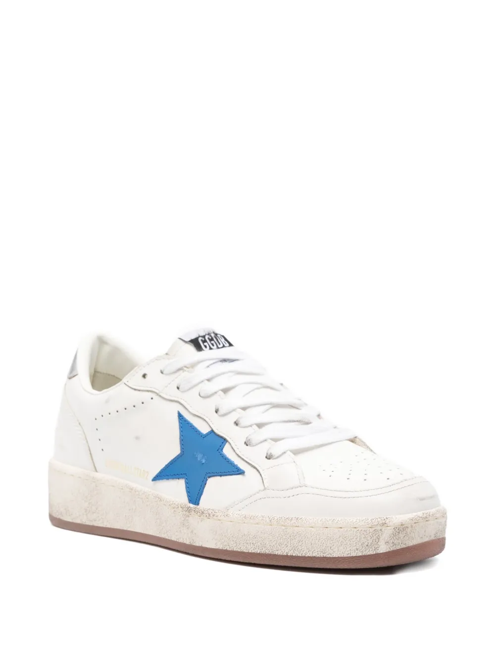 Golden Goose Ball Star 2 star-detail leather sneakers White