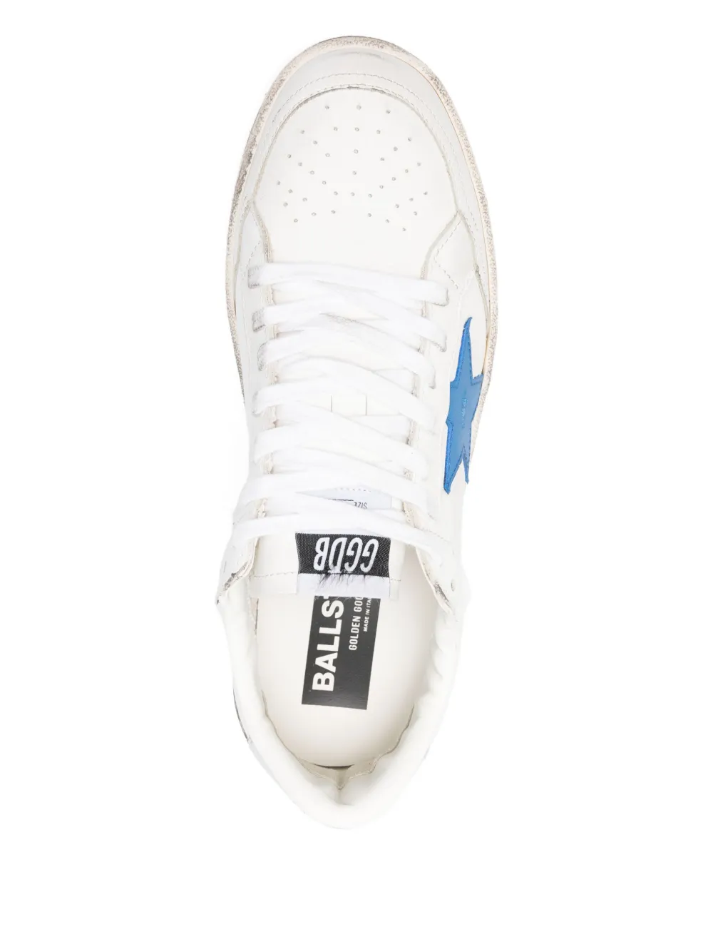 Golden Goose Ball Star 2 star-detail leather sneakers White