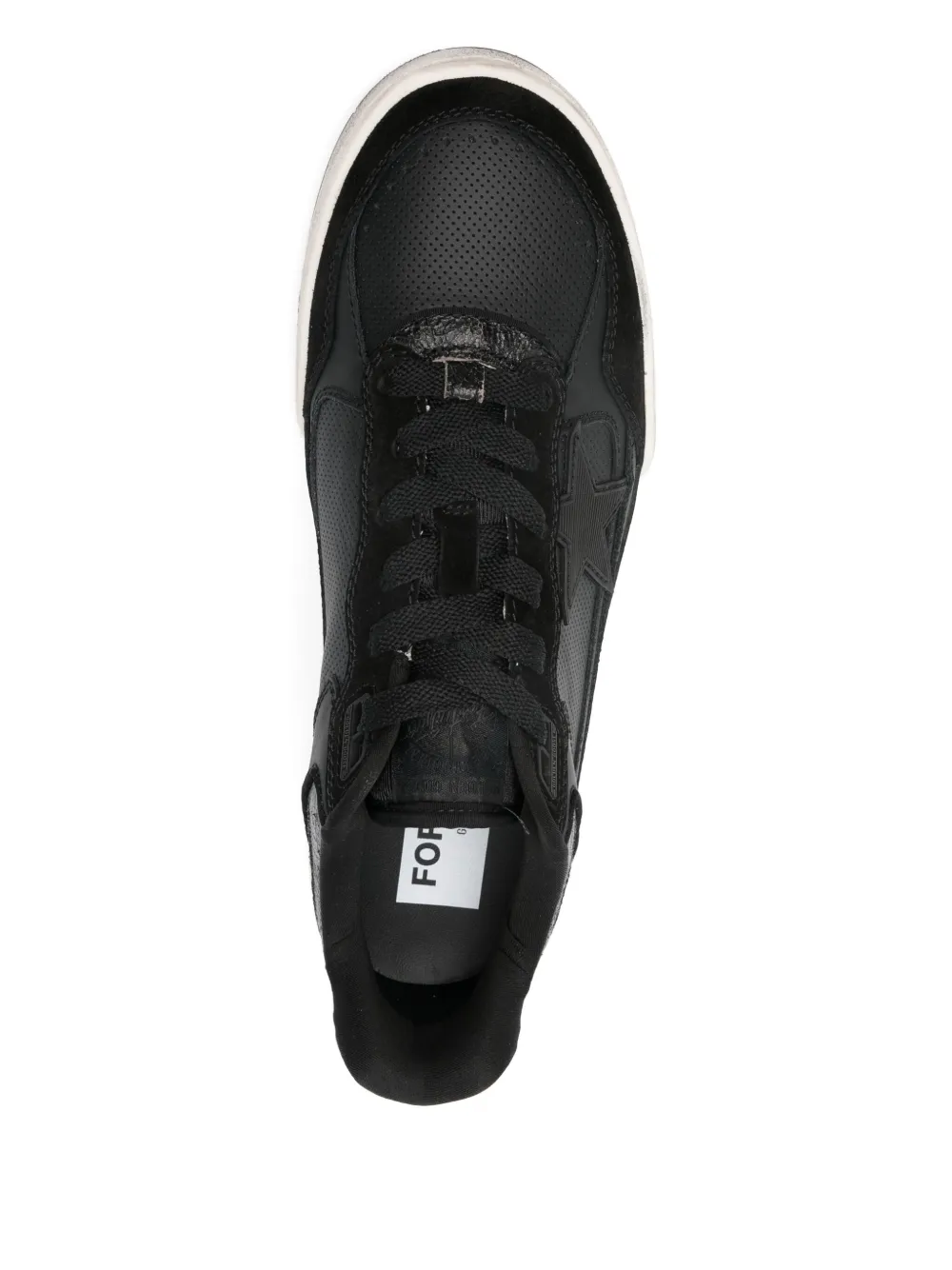 Golden Goose star-patch trainers Black