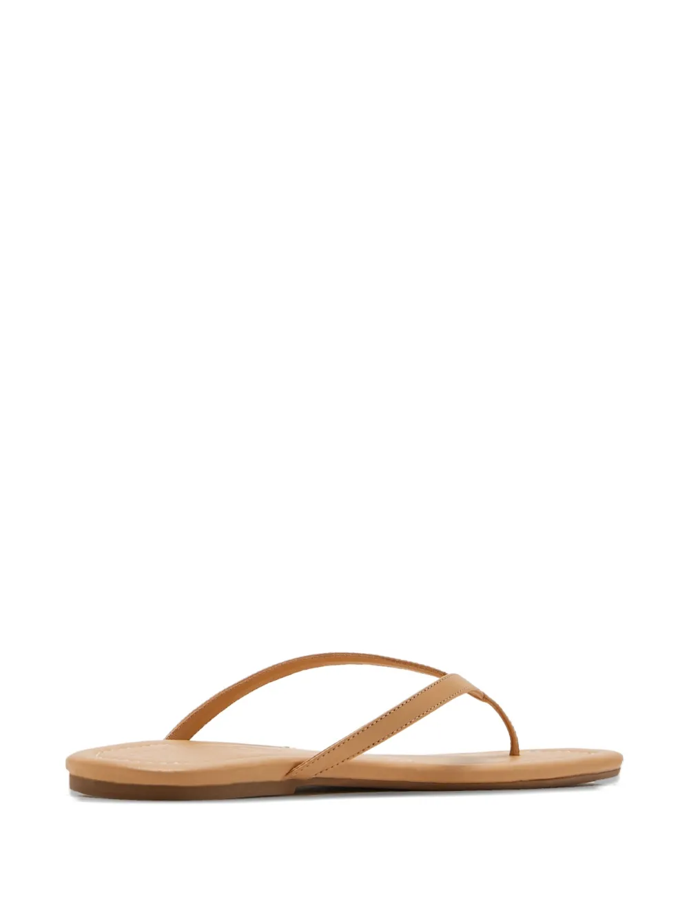 STAUD leather thong sandals Neutrals