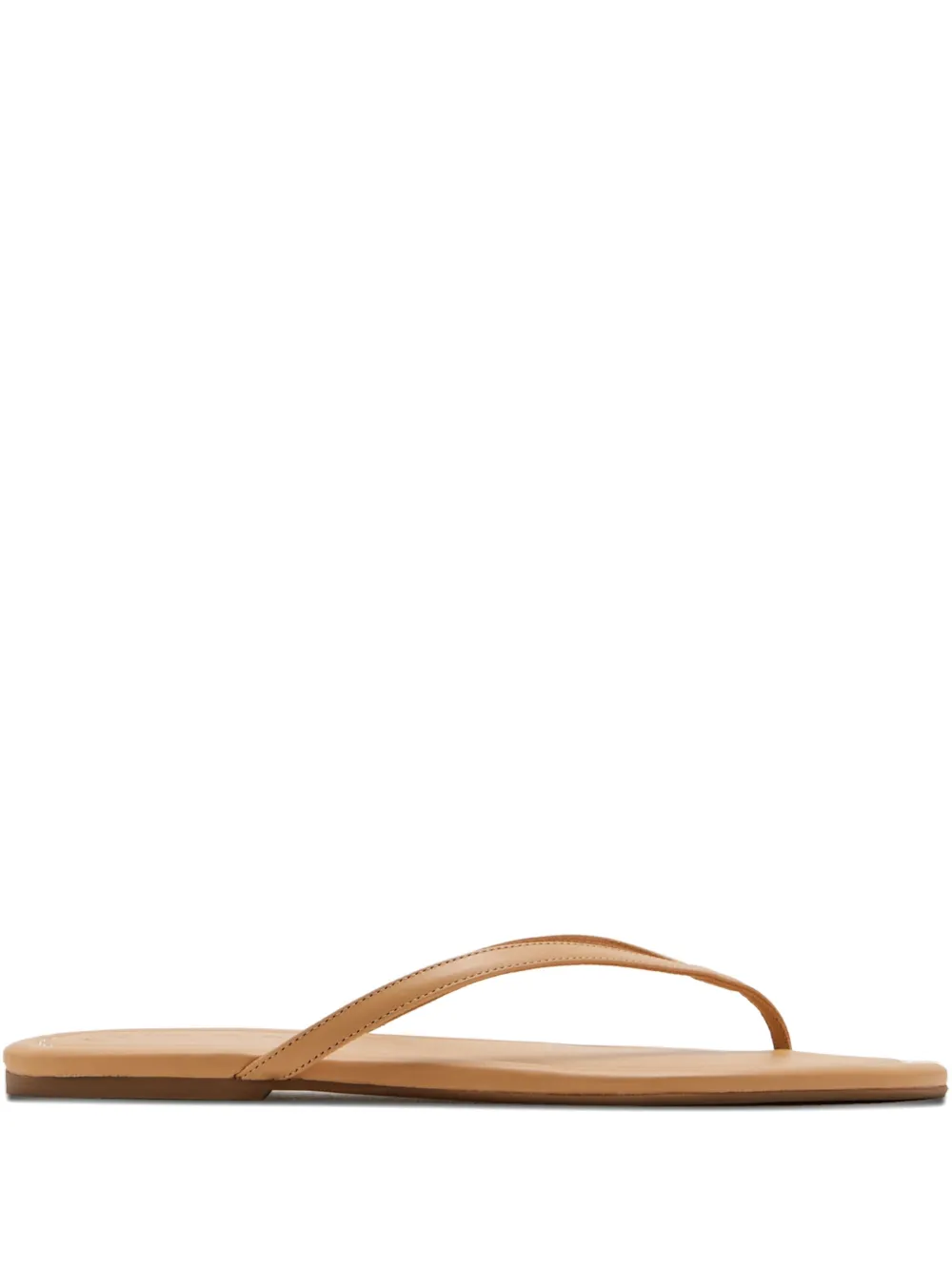 Staud Leather Thong Sandals In Neutral