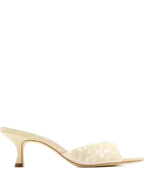 STAUD 55 mm sandaler med paillet-udsmykning
