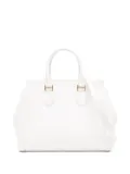 Alexander McQueen Birdee leather tote bag - White
