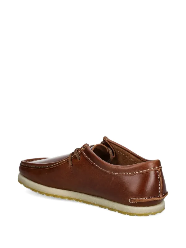 Clarks Originals Leather lace-up Loafers Brown FARFETCH PH