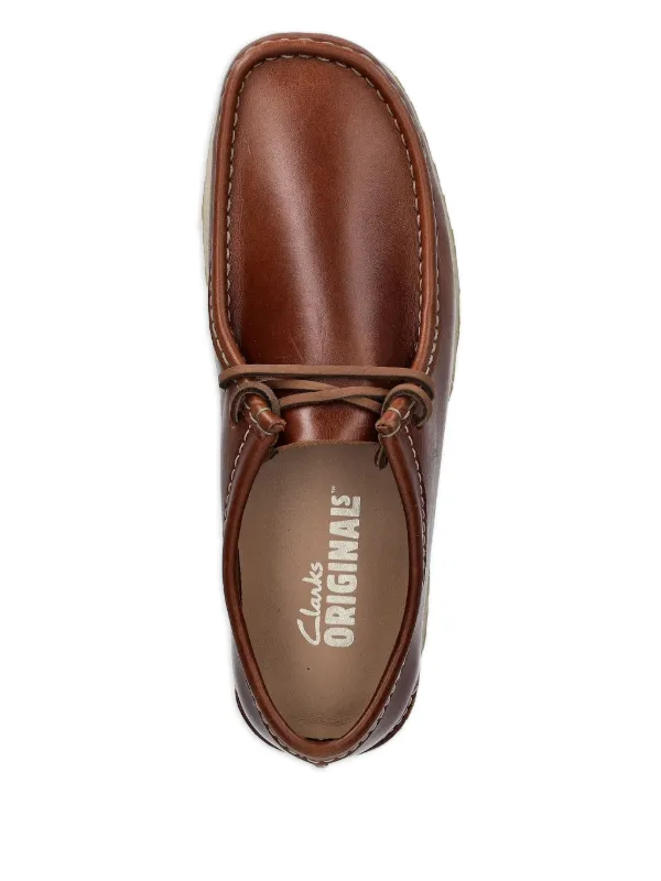 靴 Clarks Loafer Clarks Originals Leather lace-up Loafers | Brown | FARFETCH ZA