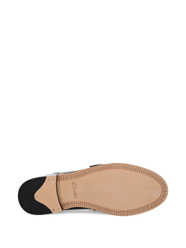 Clarks Originals Penny Leather Loafers | Black | FARFETCH display picture 1