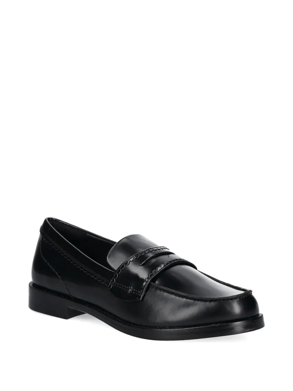 Clarks Originals penny leather loafers Black