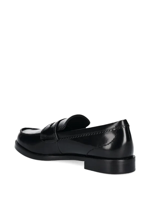 Clarks Originals Penny Leather Loafers | Black | FARFETCH display picture 1