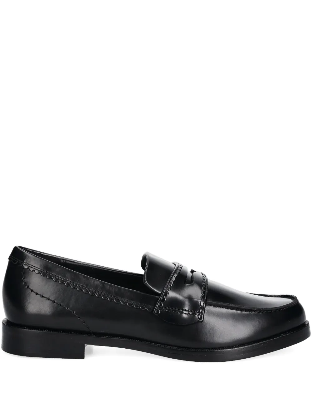 Clarks Originals penny leather loafers Black