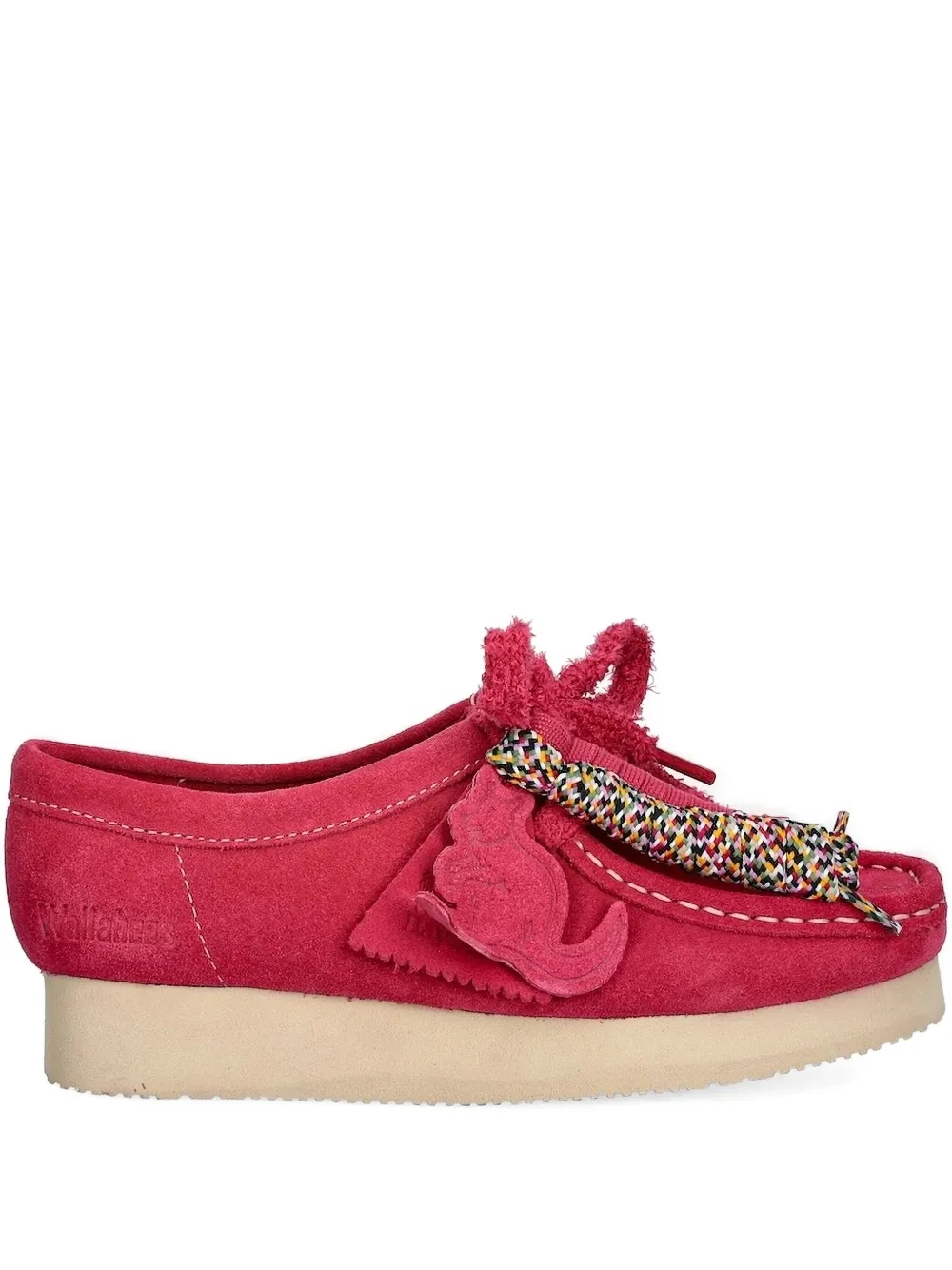Clarks Originals Wallabee suede derby shoes Pink