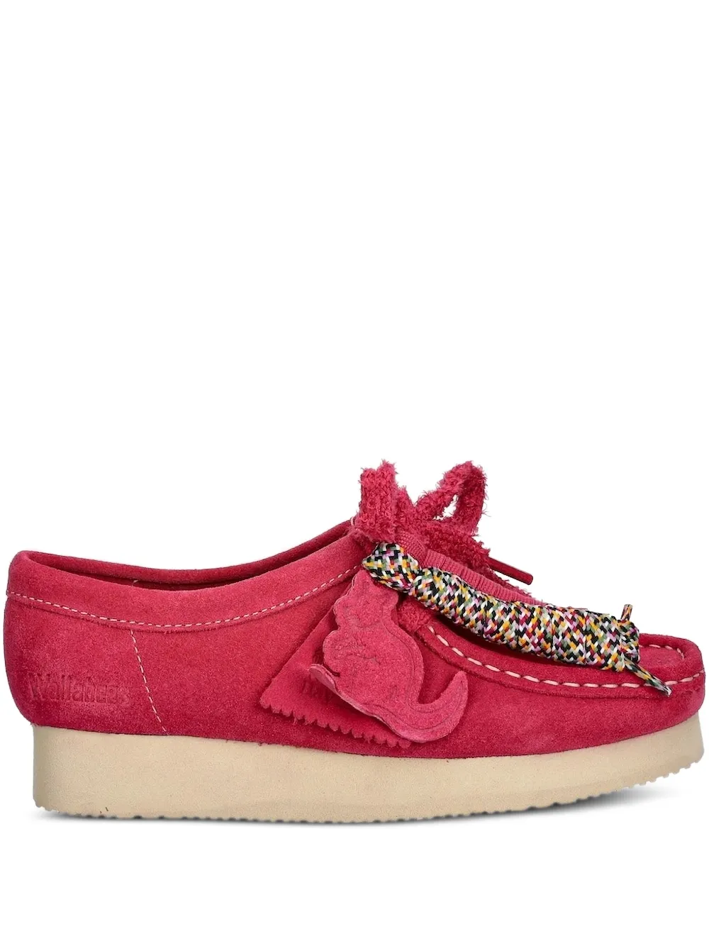 Clarks Originals Wallabee suede derby shoes Pink