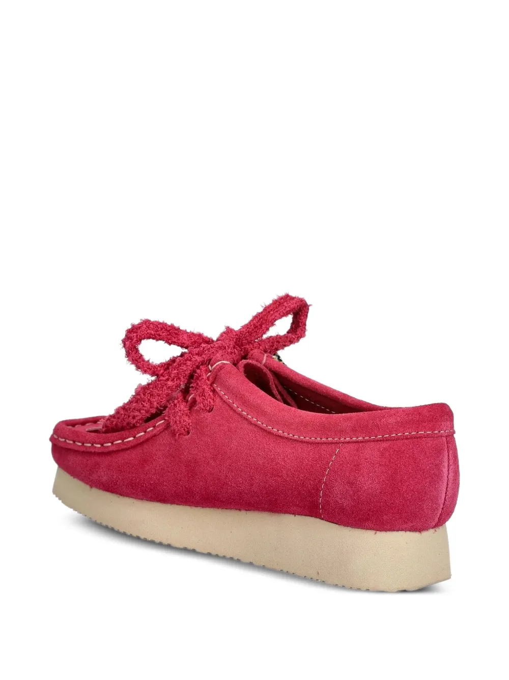 Clarks Originals Wallabee suede derby shoes Pink