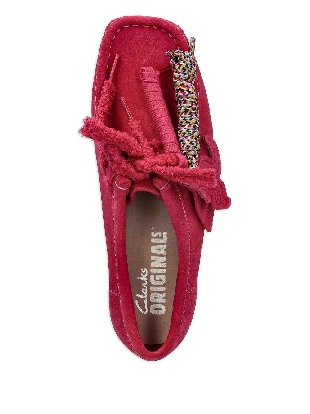 Clarks Originals Wallabee suede derby shoes Pink