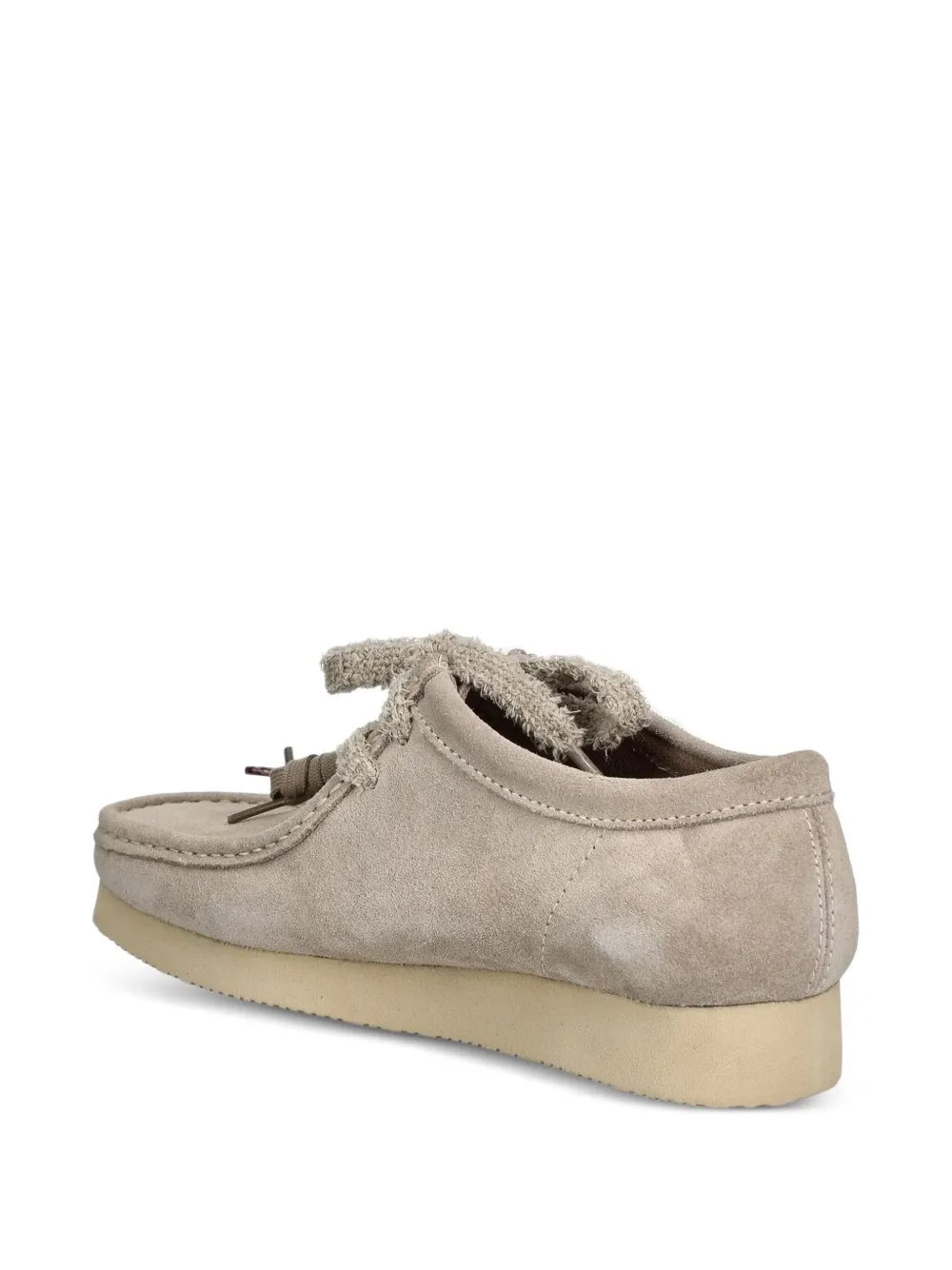 Clarks Originals Wallabee suède veterschoenen Beige