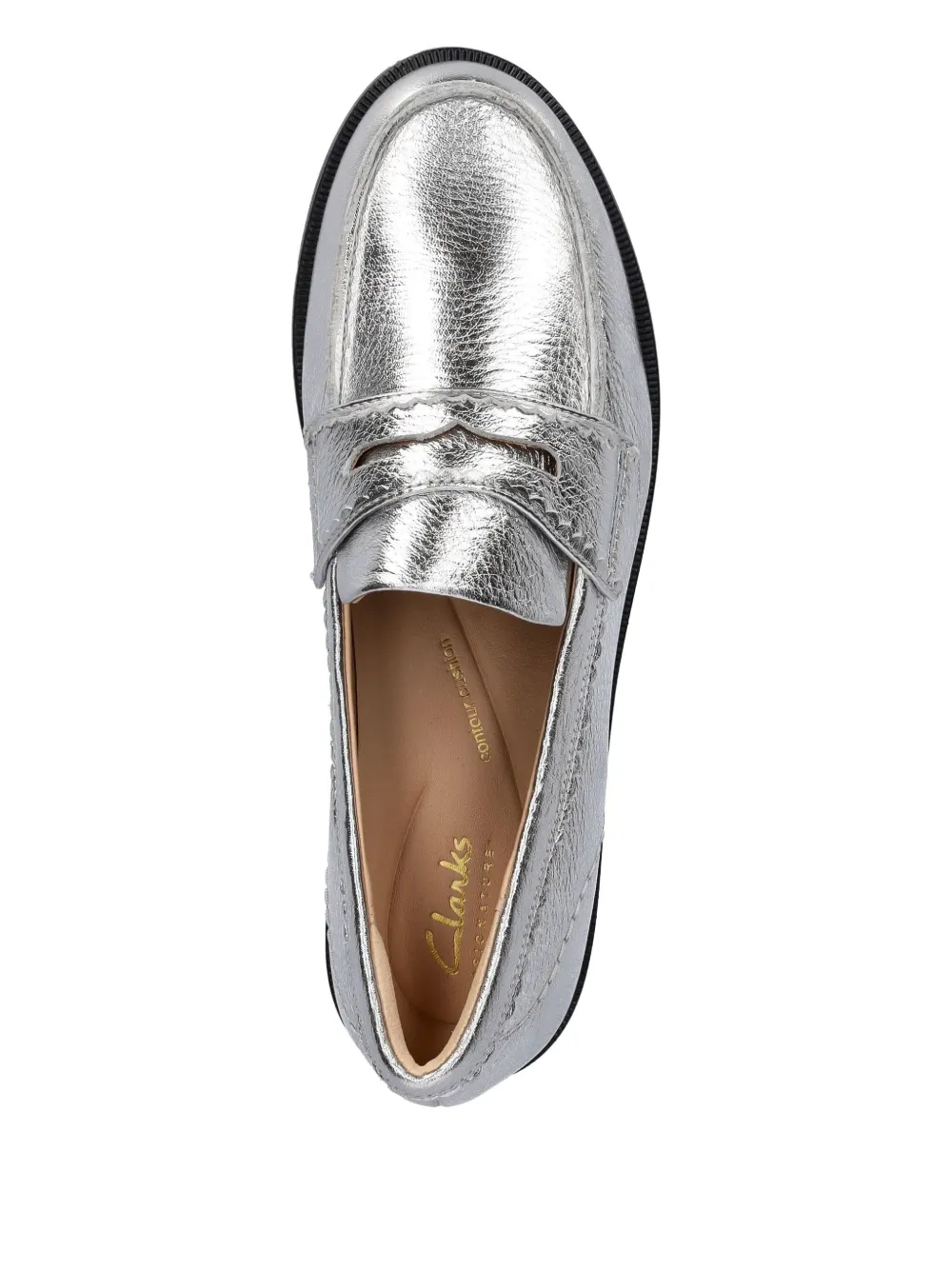 Clarks Originals Straven Edge loafers Silver
