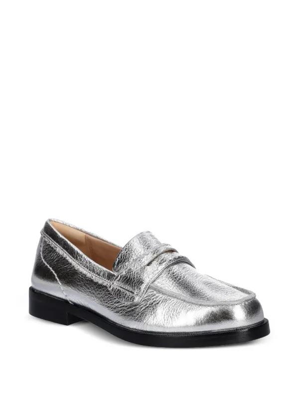 clarks silver dress shoes Clarks Originals Womens Wallabee 2604 Silver Patent Shoes 6.5 Medium : Target