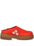 Diemme Maggiore Stella Alpina embroidered platform mules - Orange