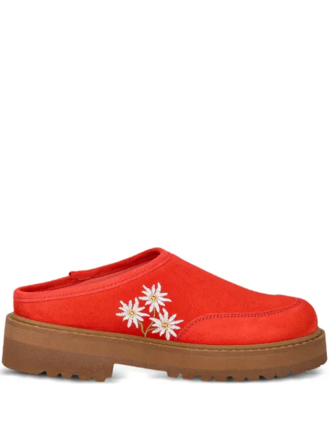 Diemme Maggiore Stella Alpina embroidered platform mules