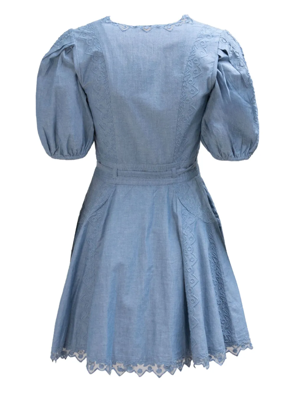 Ulla Johnson Puff-sleeve Dress In Blue