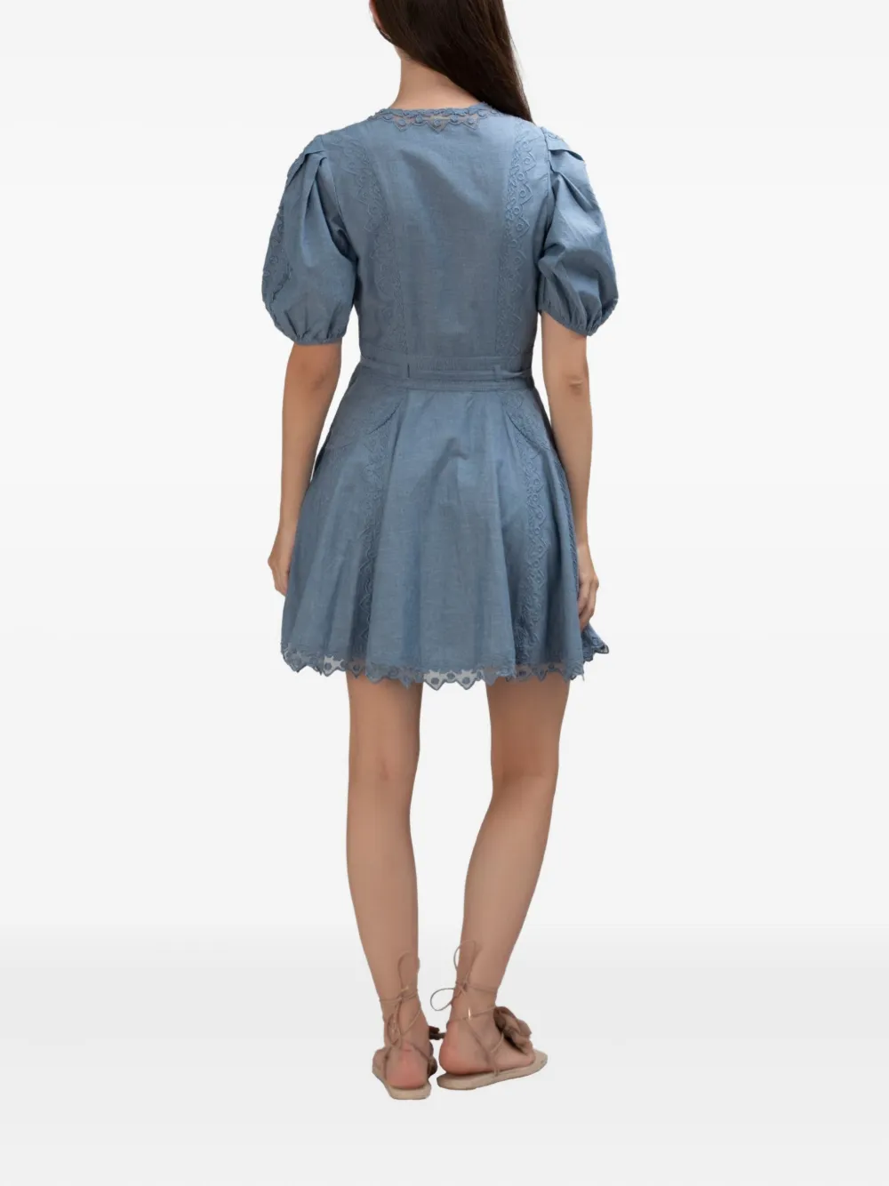 Ulla Johnson Puff-sleeve Dress In Blue