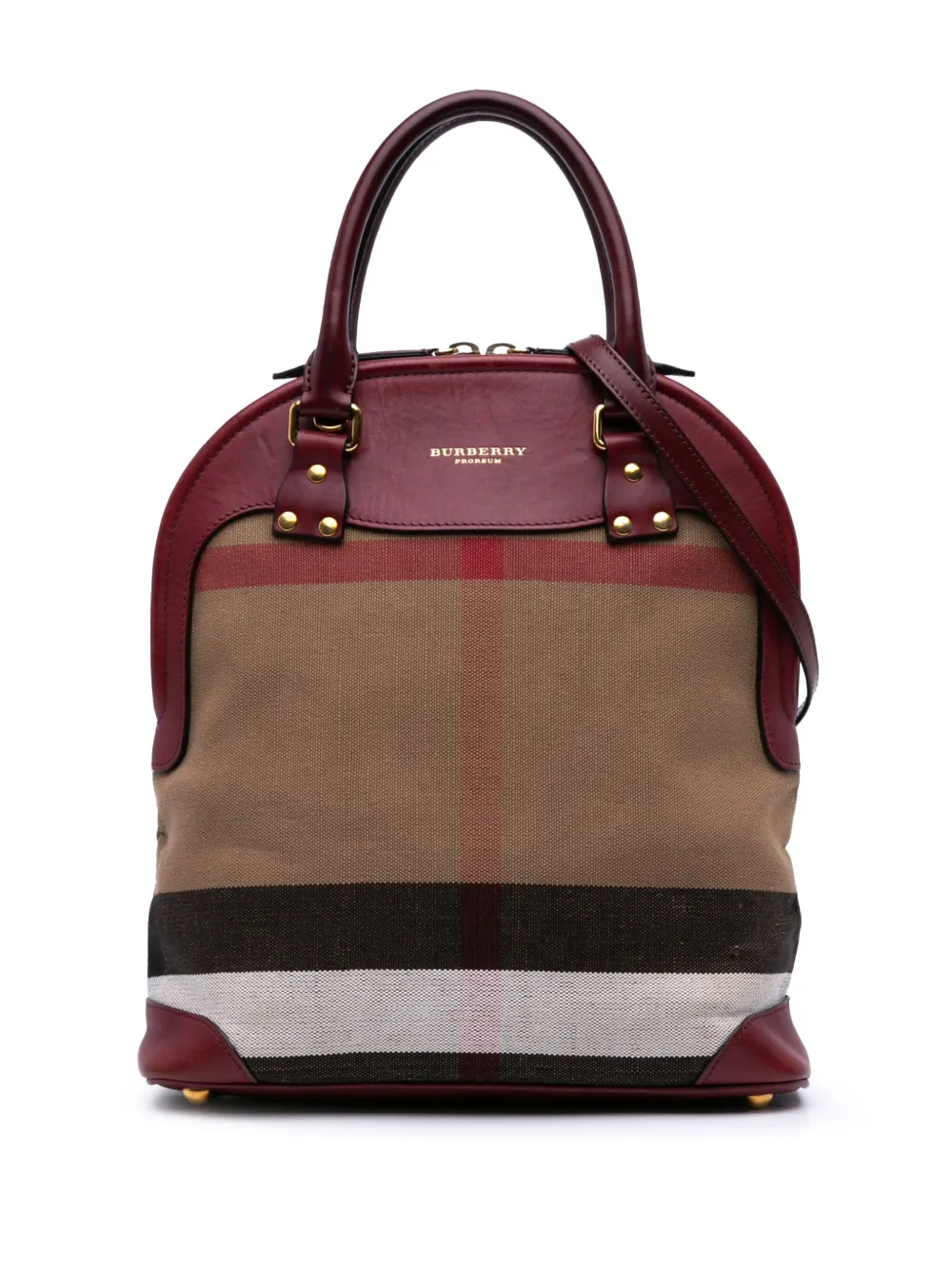 Burberry Pre-Owned 2000-2017 Medium Mega Check Canvas Bloomsbury Burberry Pre-Owned 2000-2017 Medium Mega Check Canvas Bloomsbury