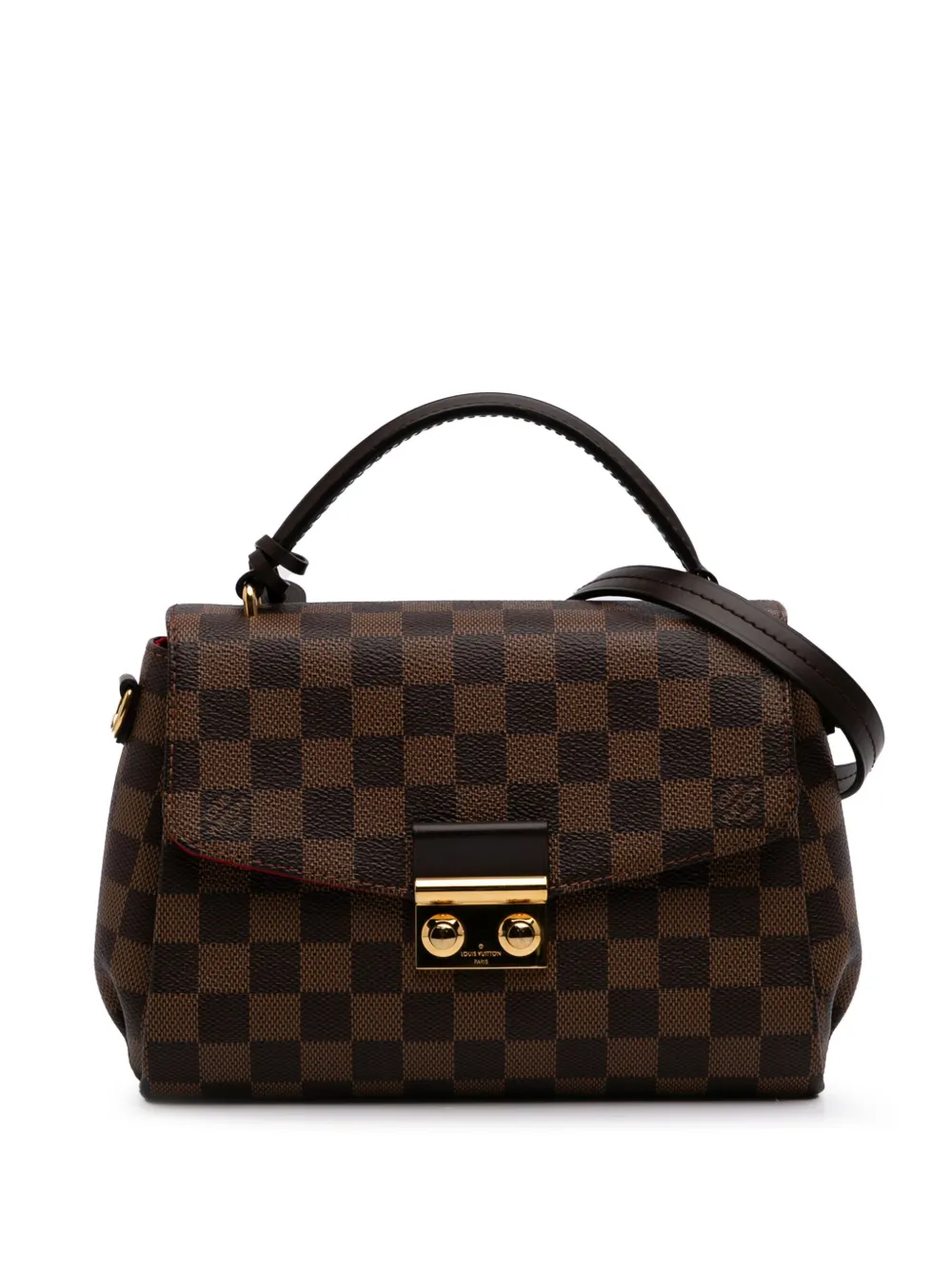 Louis Vuitton Pre-Owned 2017 Damier Ebene Croisette satchel - ブラウン Louis Vuitton Pre-Owned 2017 Damier Ebene Croisette satchel - ブラウン