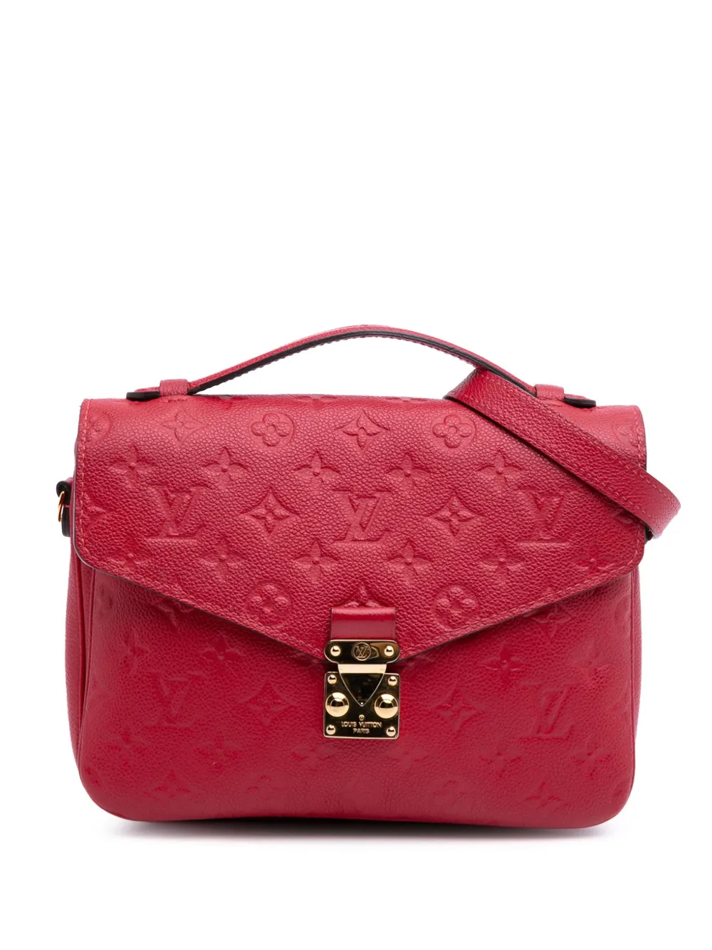 Louis Vuitton Pre-Owned 2018 モノグラム アンプラント ポシェット メティス サッチェルバッグ - レッド Louis Vuitton Pre-Owned 2018 モノグラム アンプラント ポシェット メティス サッチェルバッグ - レッド