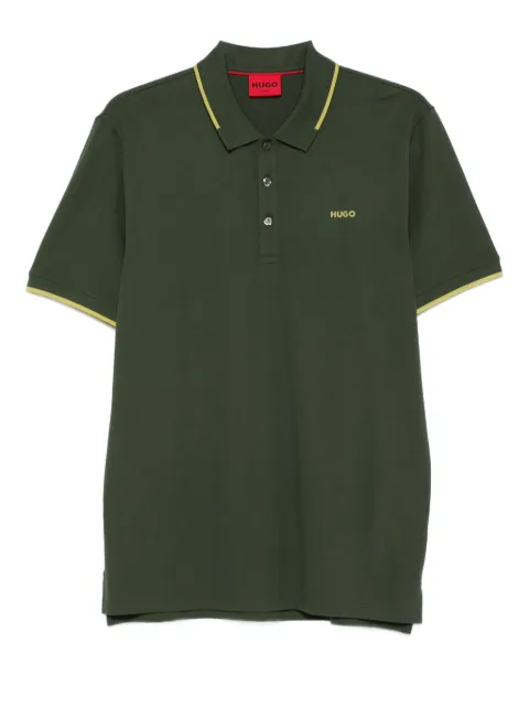HUGO Poloshirt mit Kontrastdetail