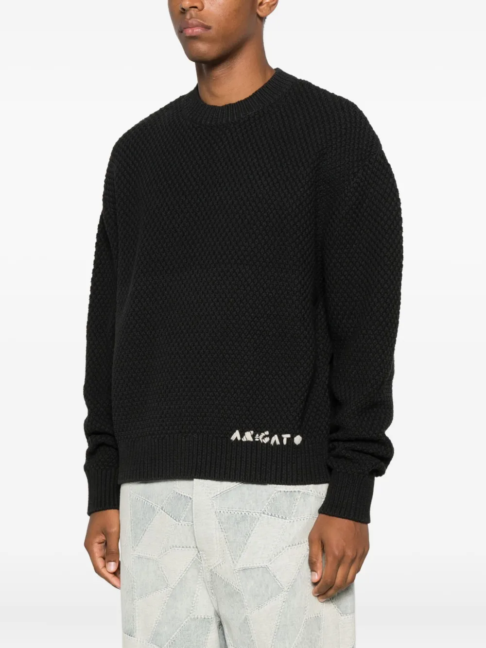 Axel Arigato crew-neck sweater Zwart