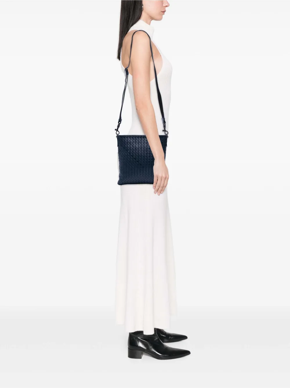 Bottega Veneta Pre-Owned 2012-2025 Leather Intrecciato crossbody bag | Pre-Owned | Image 2