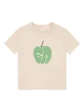 Emporio Armani Kids apple-print T-shirt - Neutrals