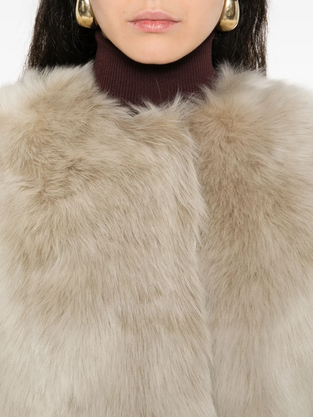 IRO Cropped jack van lamswol Beige