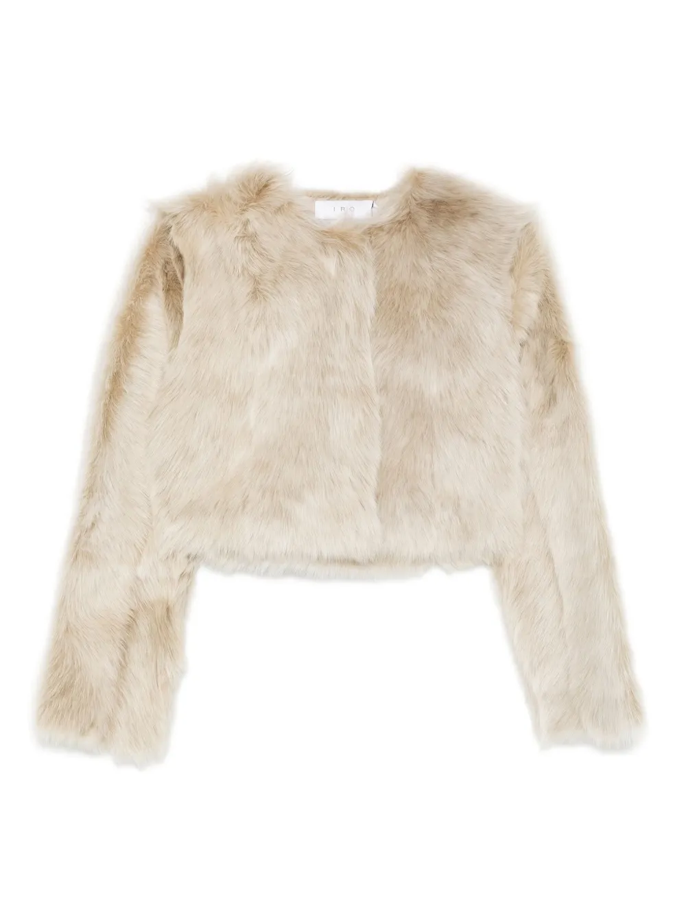 IRO lamb-fur cropped jacket | Neutrals | Image 1