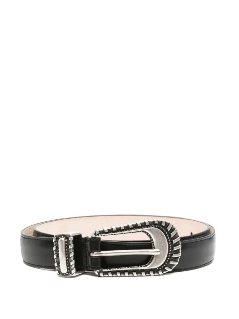 IRO leather buckle belt