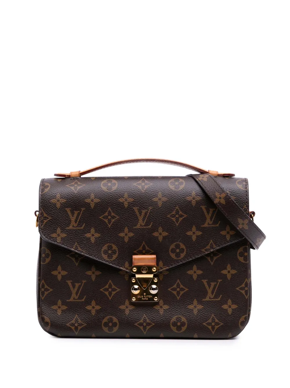 Louis Vuitton Pre-Owned 2018 モノグラム ポシェット メティス サッチェルバッグ - ブラウン Louis Vuitton Pre-Owned 2018 モノグラム ポシェット メティス サッチェルバッグ - ブラウン