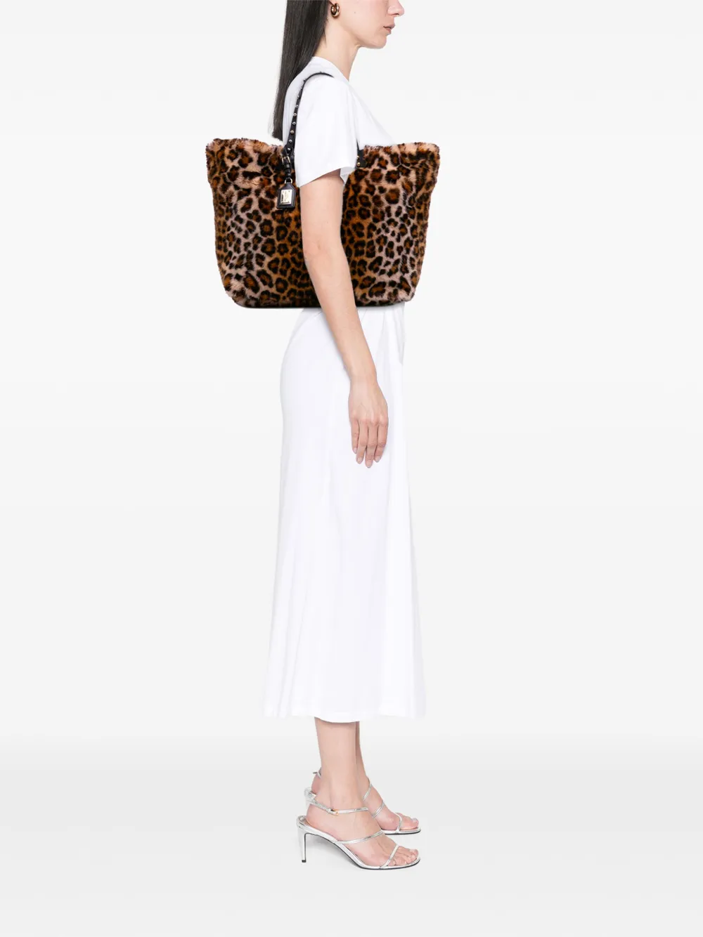 Dolce & Gabbana Pre-Owned 2000-2025 Faux Fur Leopard Print Beatrice tote bag | Pre-Owned | Image 2