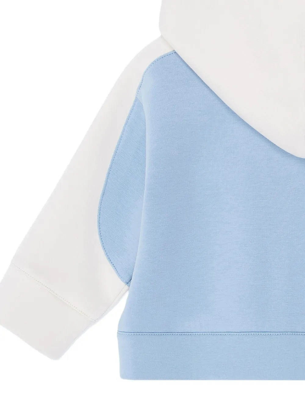 Emporio Armani Kids Sweater met ritssluiting en capuchon Blauw
