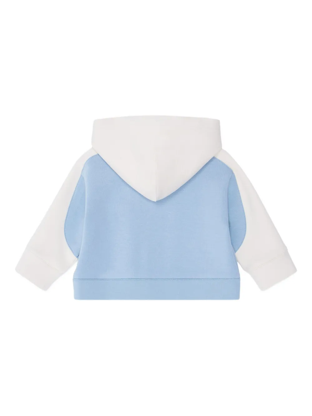 Emporio Armani Kids Sweater met ritssluiting en capuchon Blauw