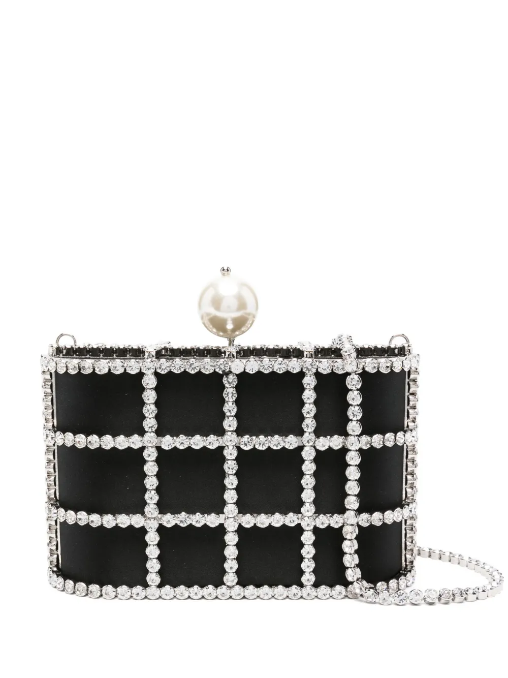 Rosantica mini Holli crystal-embellished shoulder bag - ブラック Rosantica mini Holli crystal-embellished shoulder bag - ブラック
