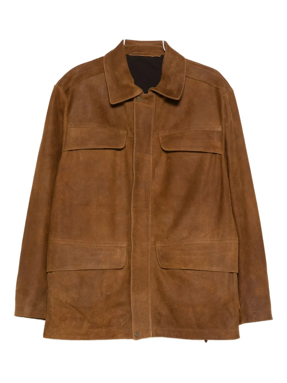 Salvatore Santoro Flap-pocket Jacket In Brown