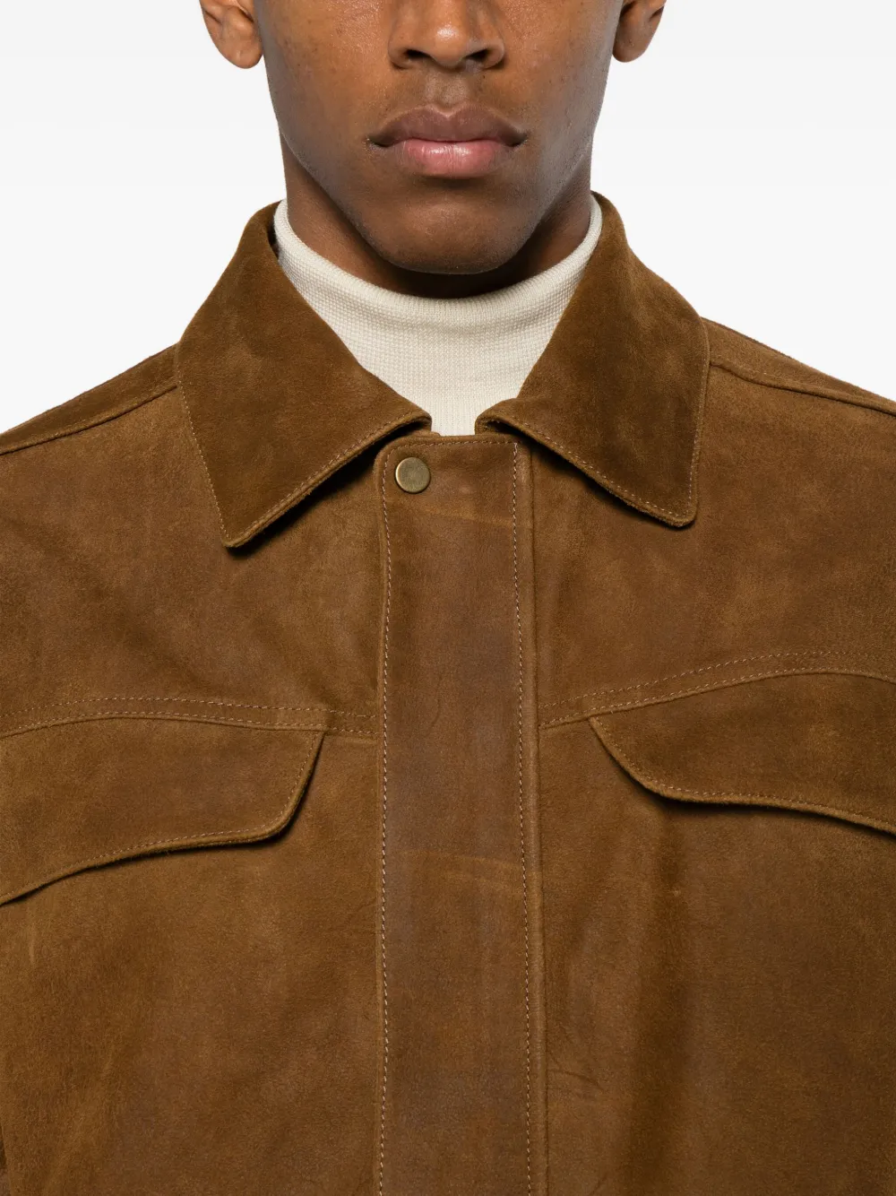 Salvatore Santoro Flap-pocket Jacket In Brown