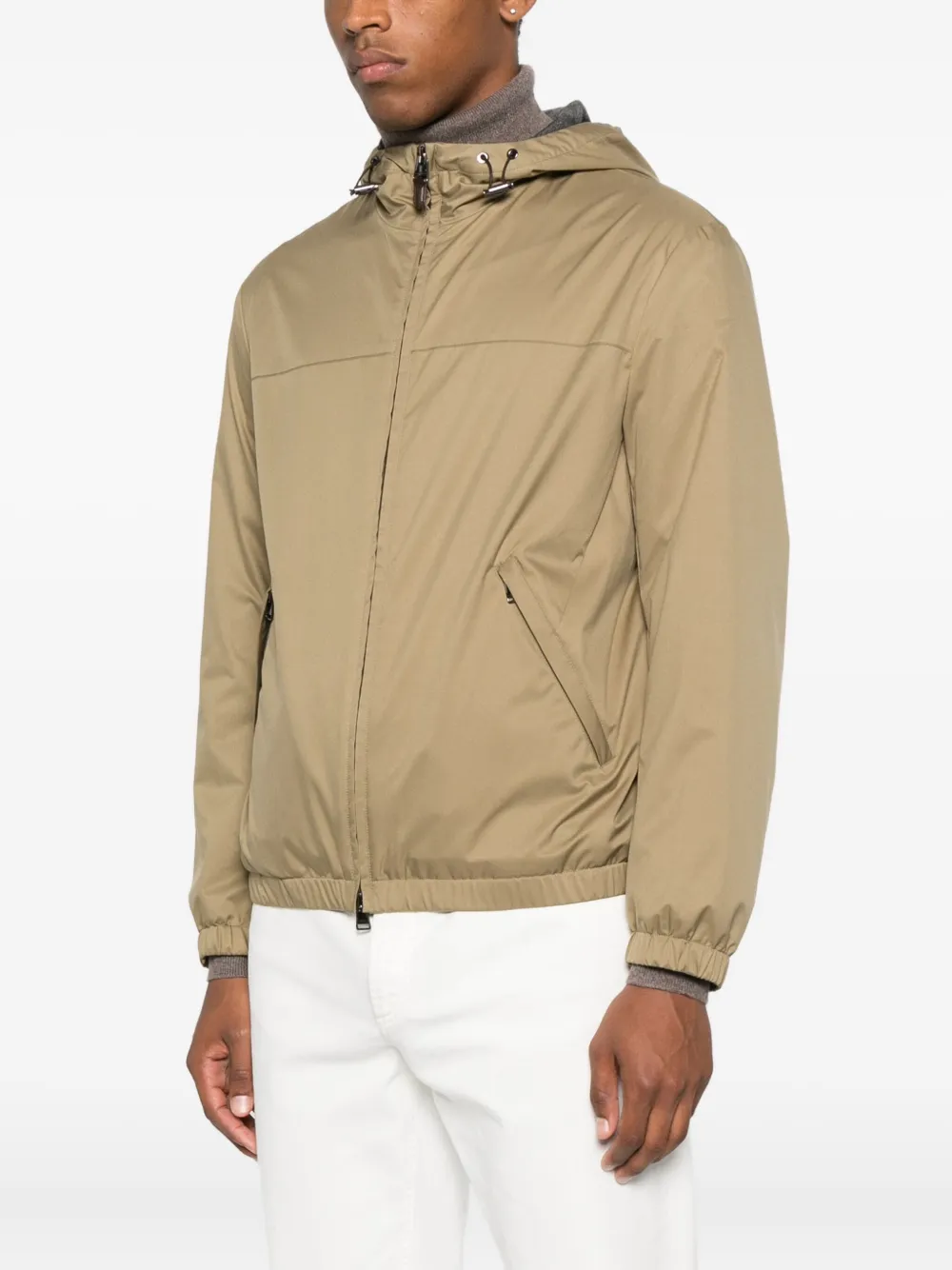 Canali Jack met ritssluiting Groen