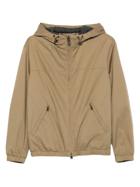 Canali jakke med lynlås foran