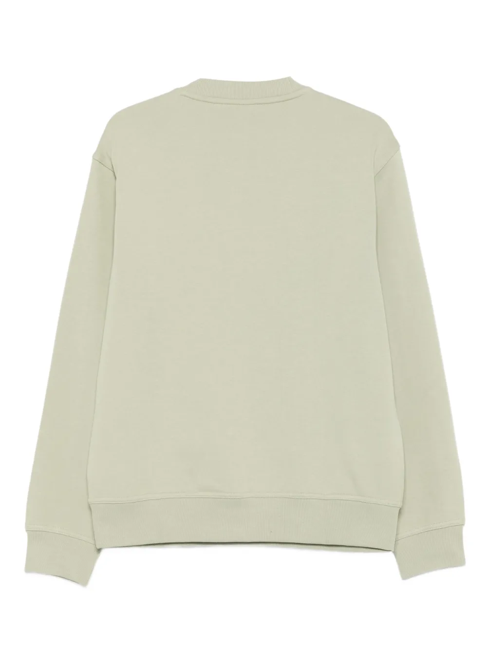 BOSS Sweater met logoprint - Groen