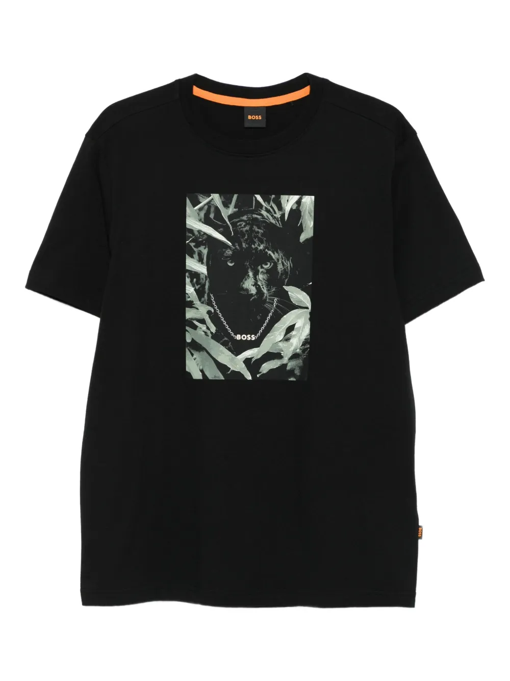 BOSS panther-print T-shirt | Black | Image 1