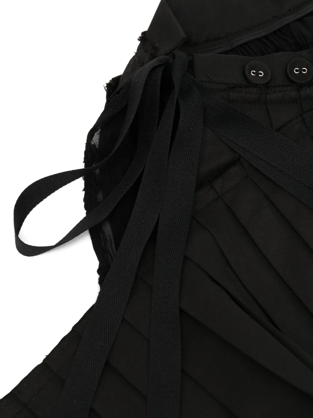 Rokh Riem met plooirok Zwart