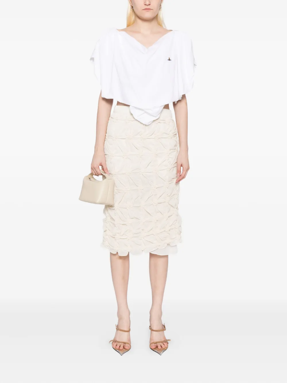 Rokh Chiffon rok - Beige